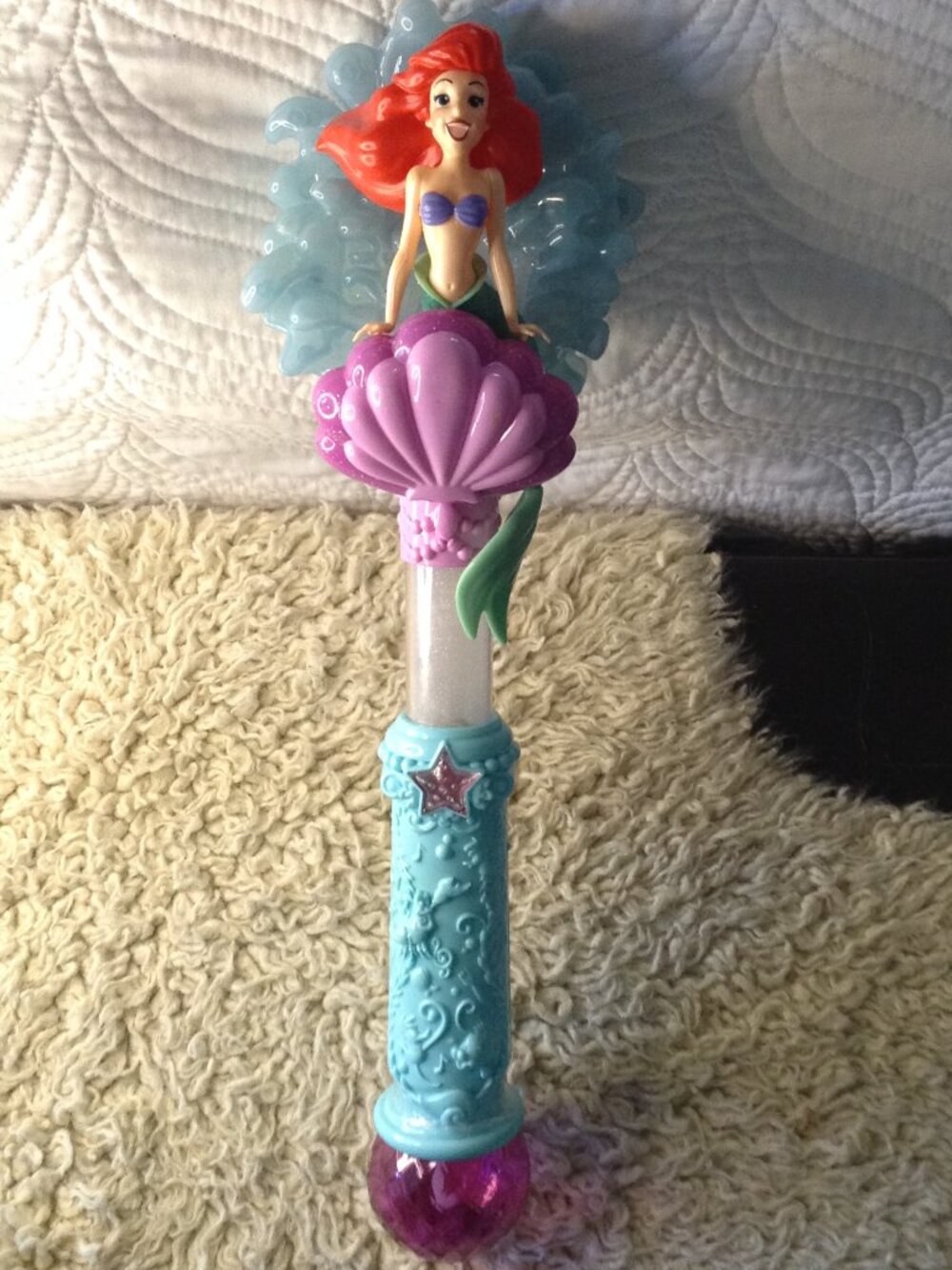 Disney Little Mermaid Ariel Light & Sound Bubble Wand Girlhoodcore Ariel Disney